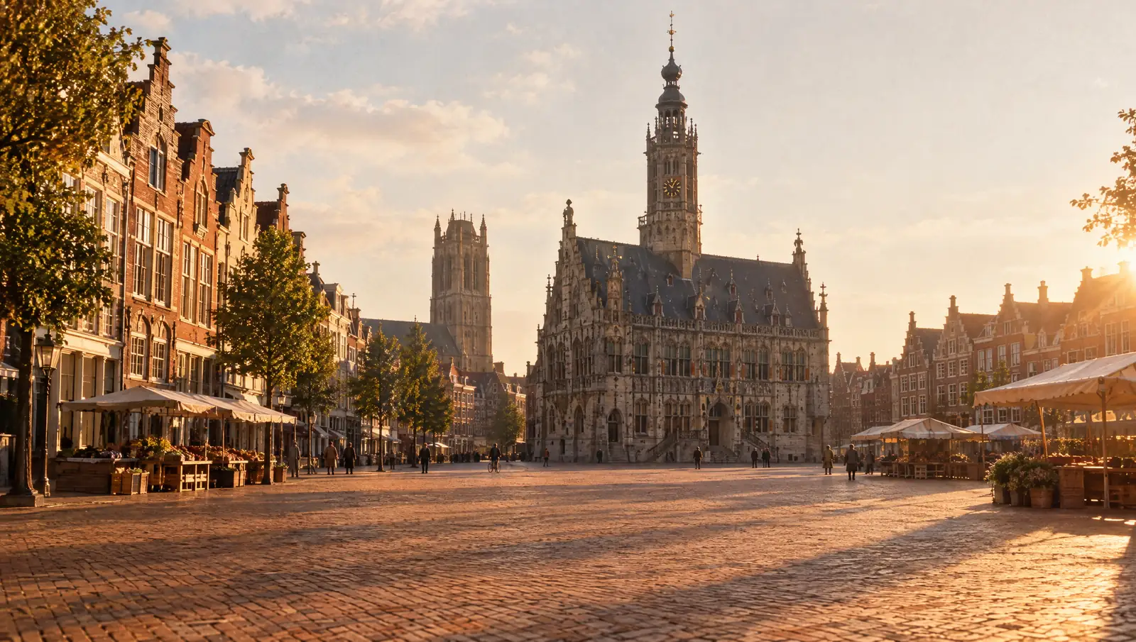 Market day on the Markt