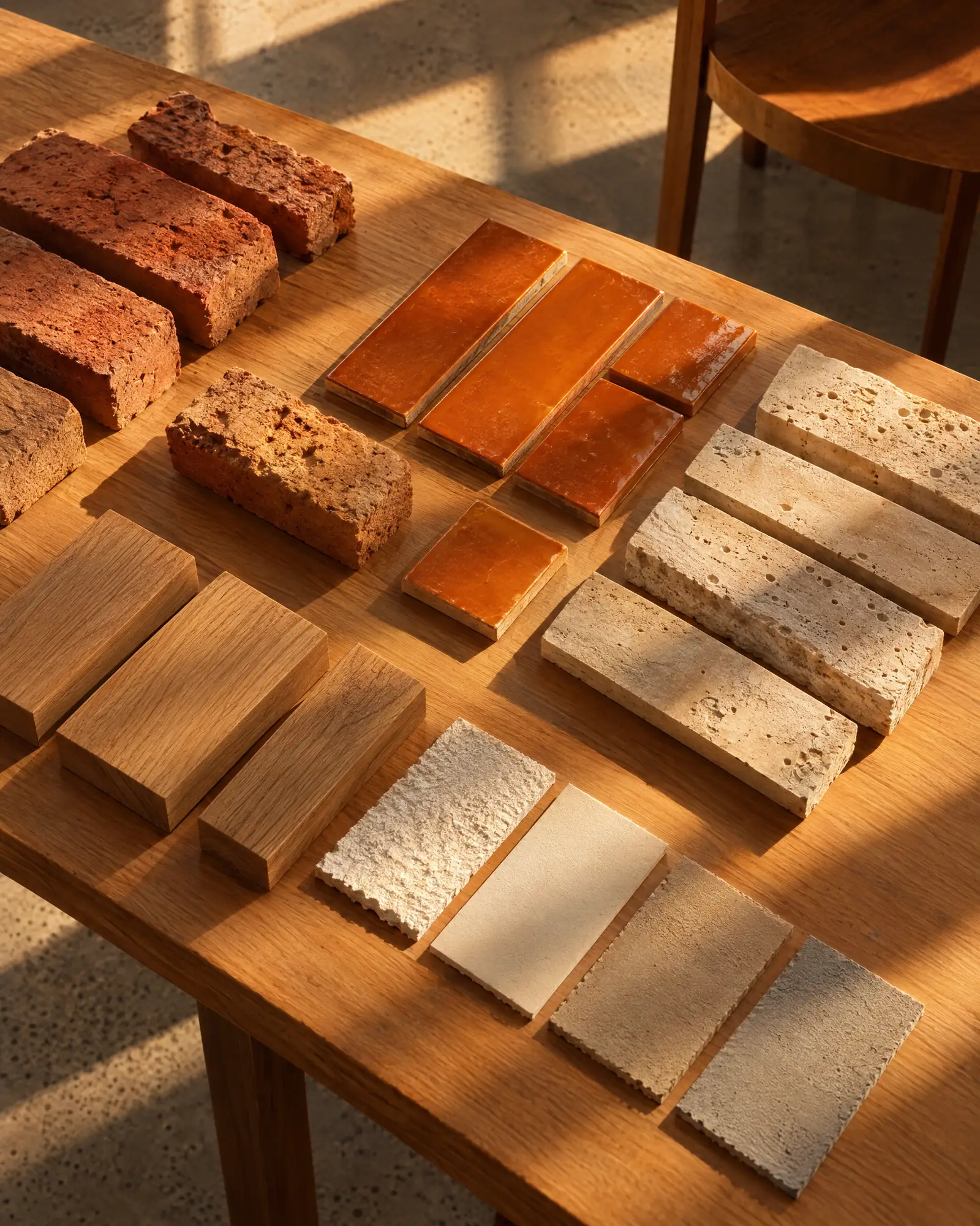 The materials table: every sample within a day’s drive